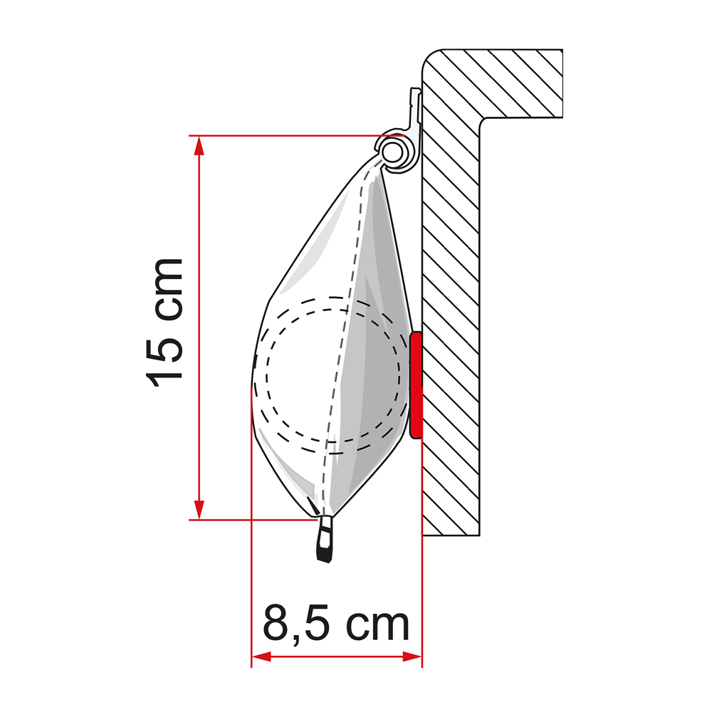 Fiamma CaravanStore XL 3.10 x 2.50 Beyaz Torba Tipi Tente