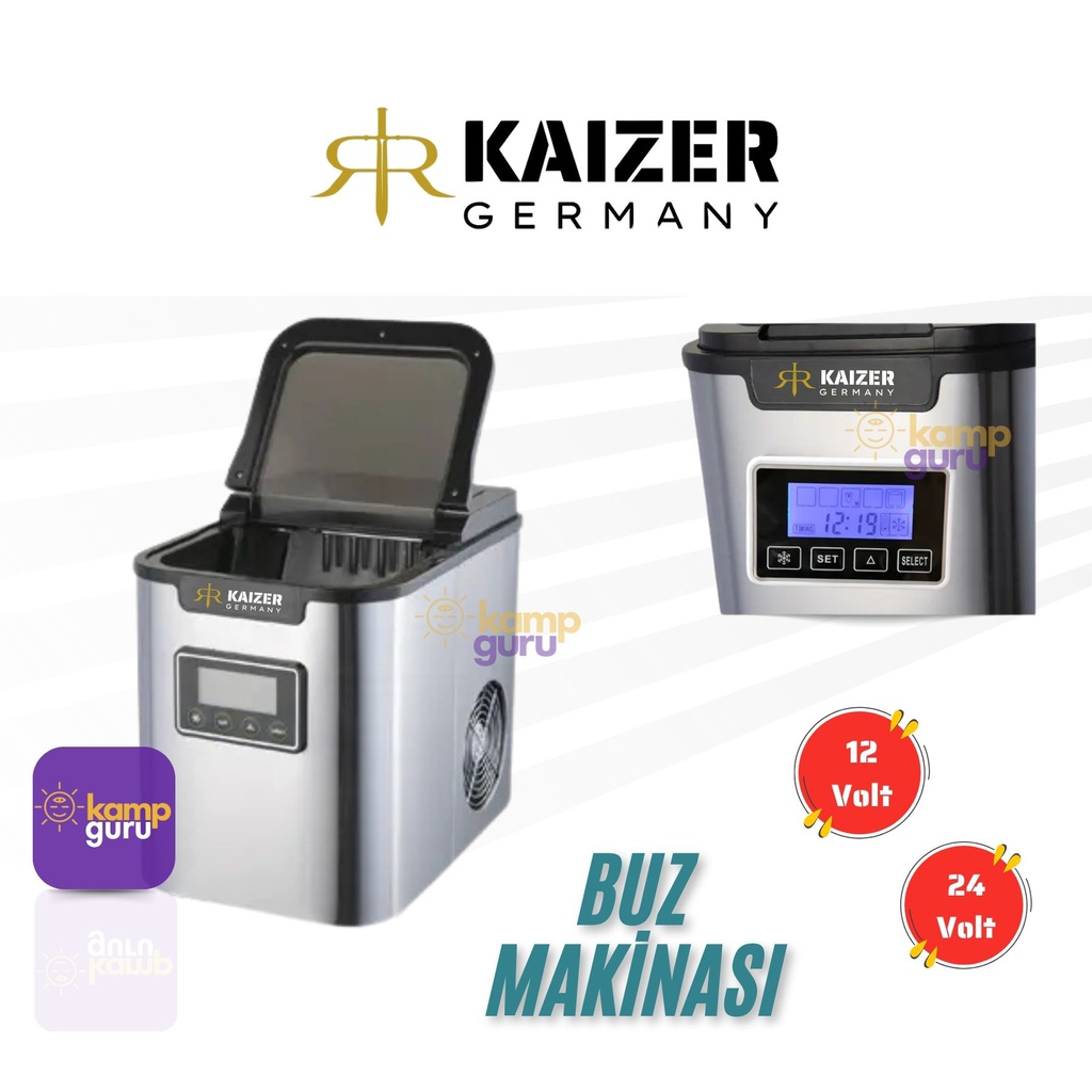 KAiZER GERMANY Buz Makinası 12 / 24 Volt