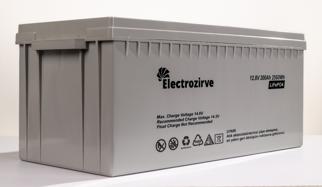 Electrozirve 200 Ah Lityum Akü  lithium