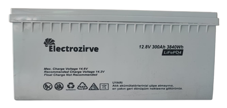 Electrozirve 300 Ah Lityum Akü  lithium