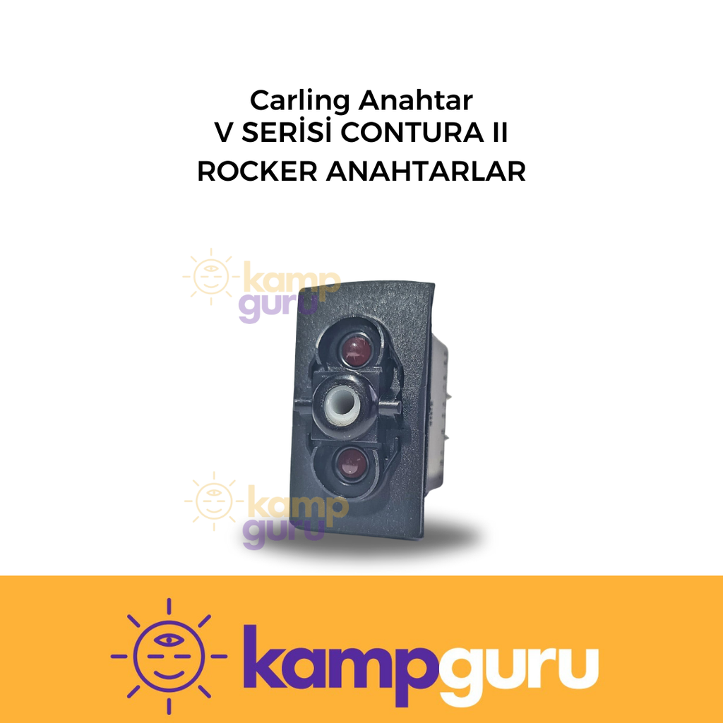 Carling Rocker Anahtar V1BB/V1DB 0-1 1P 2xLED