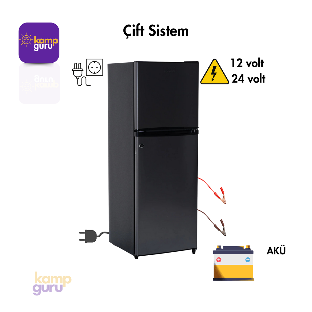 Çift Sistem Cool Life 138 L Antrasit Buzdolabı