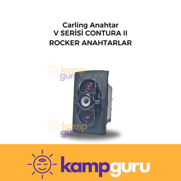 [carlingv1bb] Carling Rocker Anahtar V1BB/V1DB 0-1 1P 2xLED