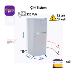 [ÇİFTSİSTEM-120L-BEYAZ] Çift Sistem Cool Life 120 L Beyaz Buzdolabı