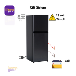 [ÇİFTSİSTEM-138L-ANTRASİT] Çift Sistem Cool Life 138 L Antrasit Buzdolabı